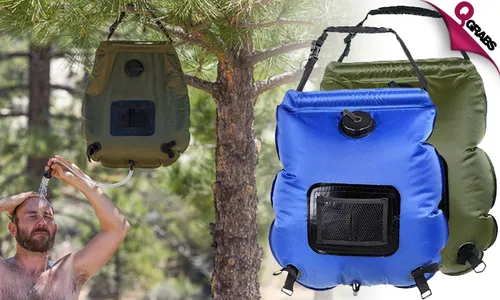 Portable Solar Shower Bag!